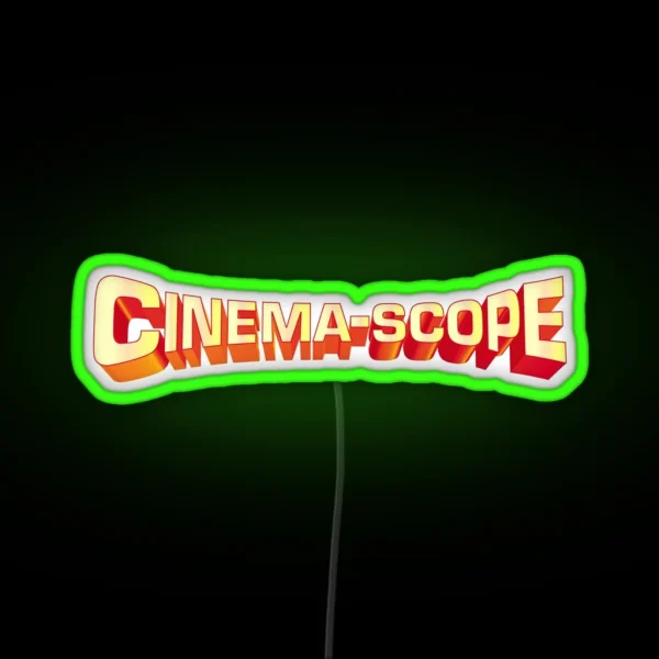 Cinemascope RGB Neon Sign