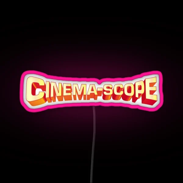 Cinemascope RGB Neon Sign