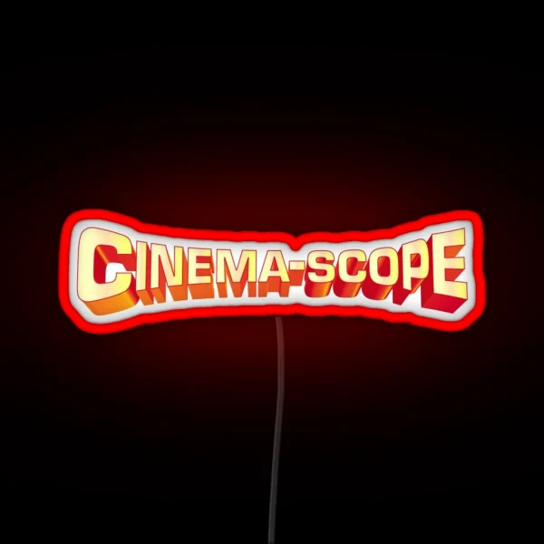 Cinemascope RGB Neon Sign
