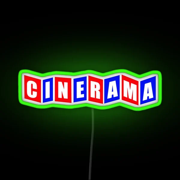 Cinerama RGB Neon Sign