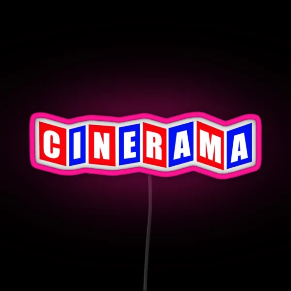 Cinerama RGB Neon Sign