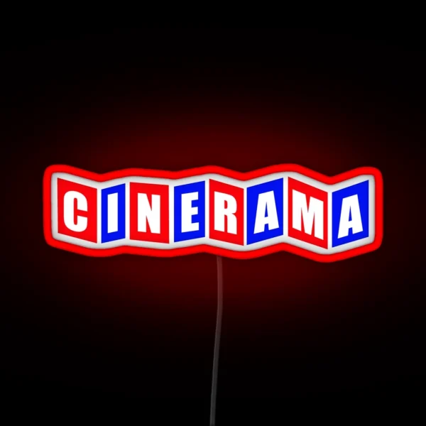 Cinerama RGB Neon Sign