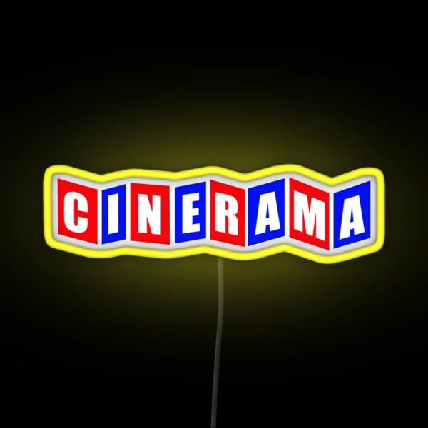 Cinerama RGB Neon Sign