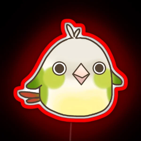 Cinnamon Green Cheek Conure Led Ver 1 RGB Neon Sign