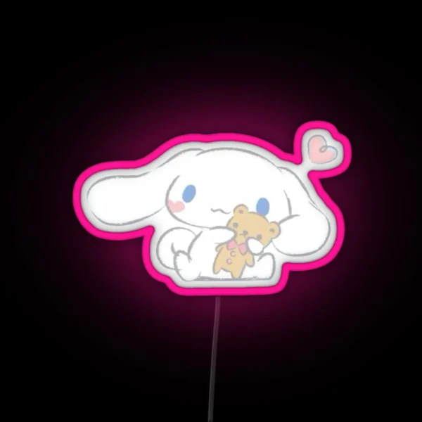 Cinnamoroll And Teddy Led RGB Neon Sign