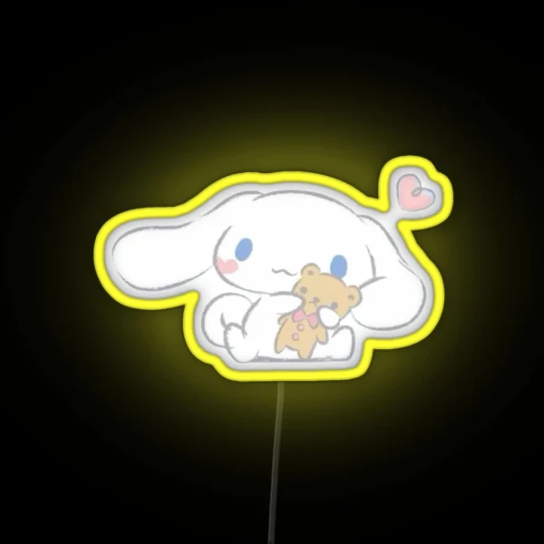 Cinnamoroll And Teddy Led RGB Neon Sign