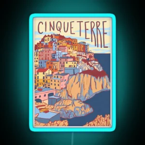 Cinque Terre Italy RGB Neon Sign