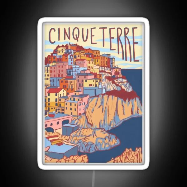 Cinque Terre Italy RGB Neon Sign
