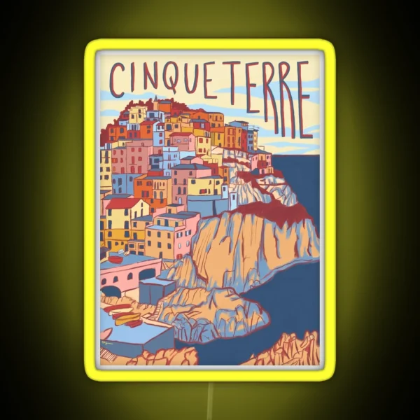 Cinque Terre Italy RGB Neon Sign