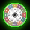 Musical Harmony Circle of Fifths Music Theory Wall Decor Neon Sign