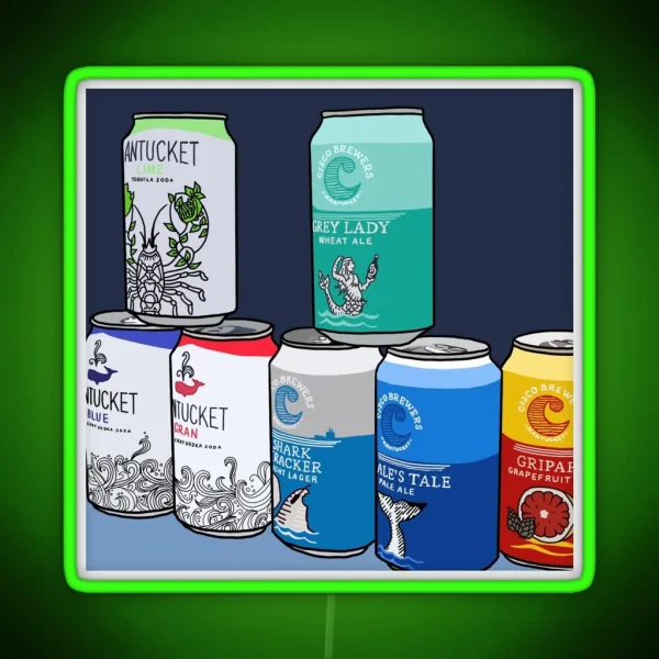 Cisco Brewers Cans RGB Neon Sign