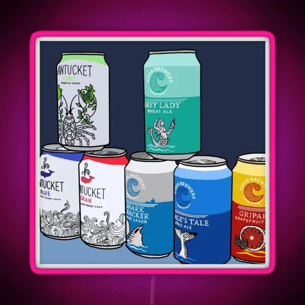 Cisco Brewers Cans RGB Neon Sign
