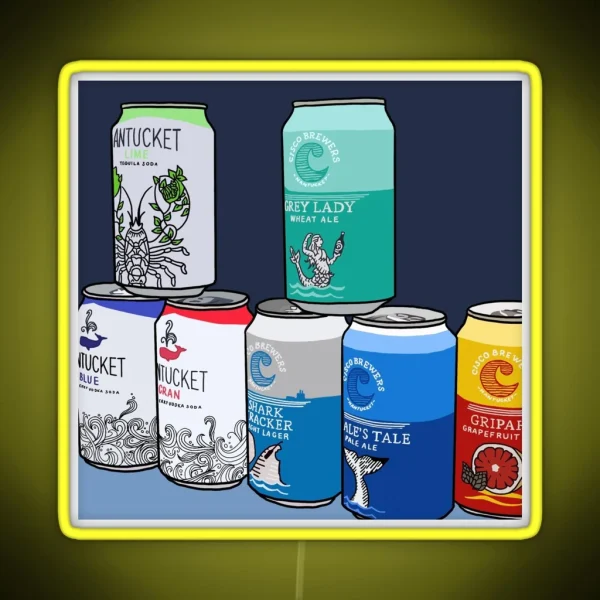 Cisco Brewers Cans RGB Neon Sign