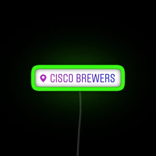 Cisco Brewers Nantucket MA RGB Neon Sign