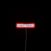 Neon signage for fans of obscure references and internet humor.