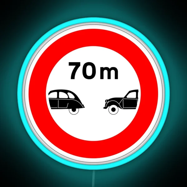 Citroen 2CV B17 RGB Neon Sign