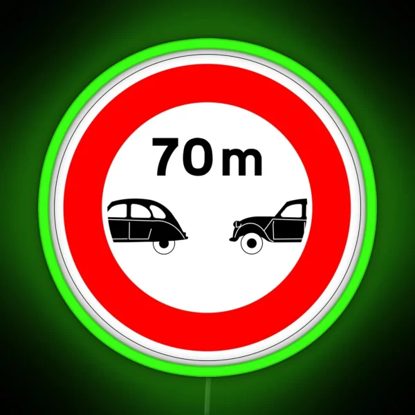 Citroen 2CV B17 RGB Neon Sign