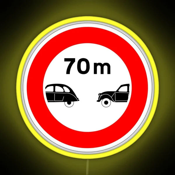 Citroen 2CV B17 RGB Neon Sign