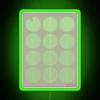 Vibrant citrus lime color changing RGB neon sign decoration lighting