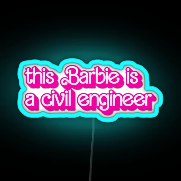 Civil Engineer RGB Neon Sign