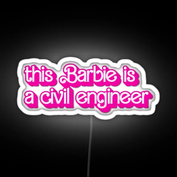 Civil Engineer RGB Neon Sign