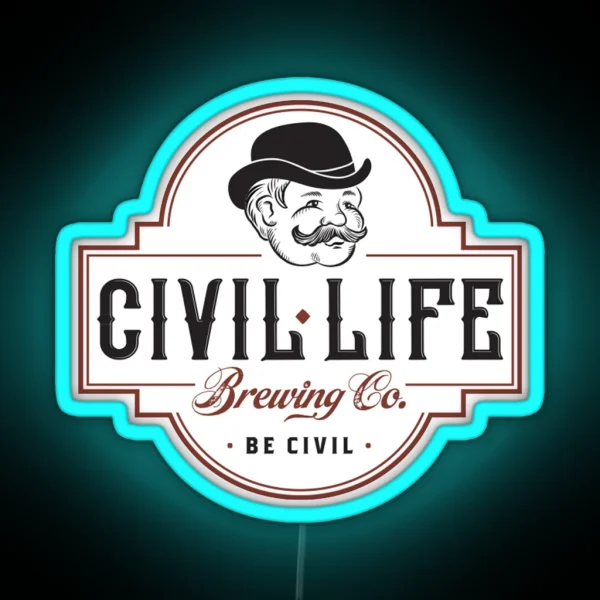 Civil Life Brewing Comapny RGB Neon Sign