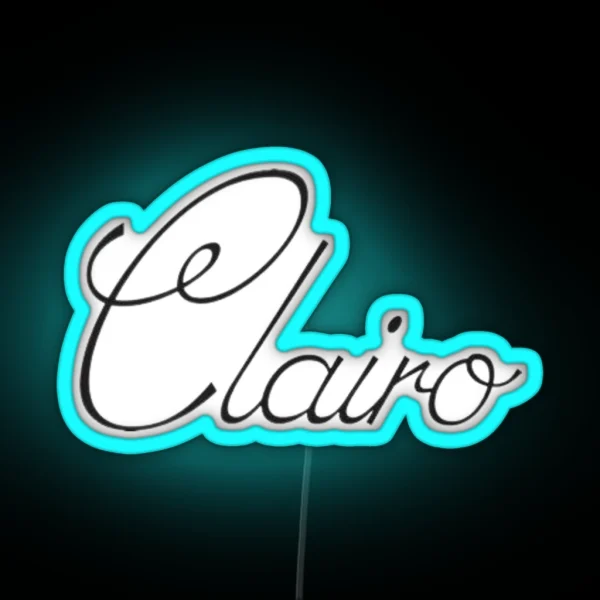 Clairo Logo RGB Neon Sign