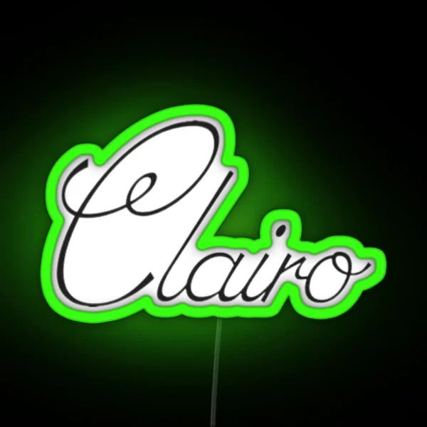 Clairo Logo RGB Neon Sign