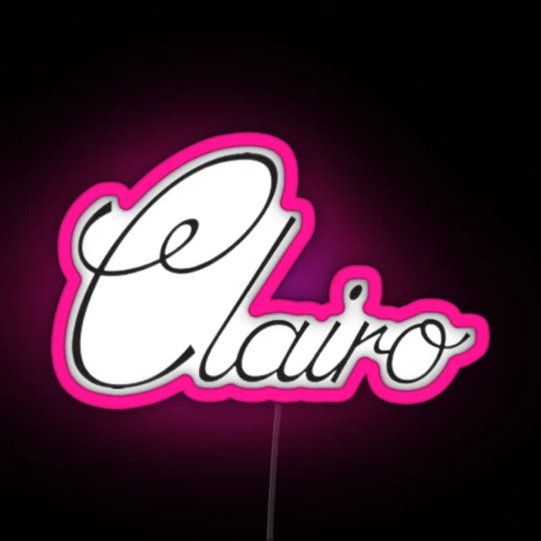 Clairo Logo RGB Neon Sign