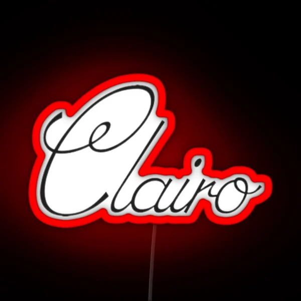 Clairo Logo RGB Neon Sign