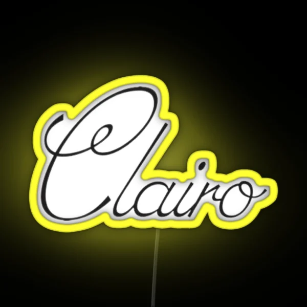 Clairo Logo RGB Neon Sign