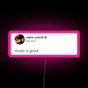 Clairo Tweet RGB Neon Sign