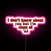 Class of 2022 Taylor Swift Red Neon RGB Sign Lighting