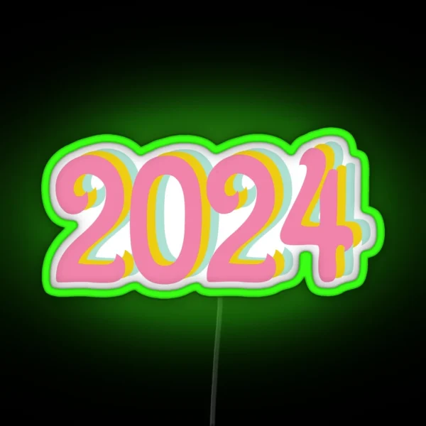 Class Of 2024 RGB Neon Sign