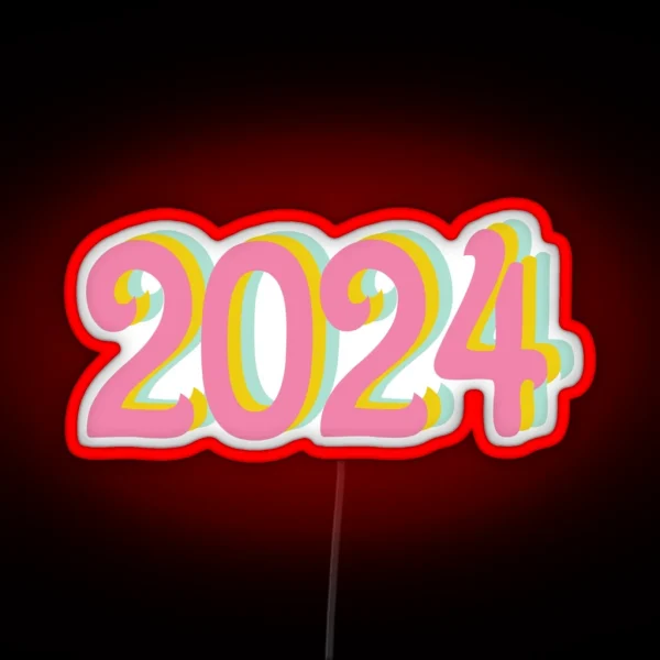 Class Of 2024 RGB Neon Sign