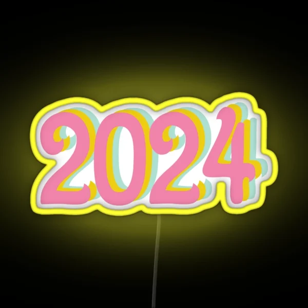 Class Of 2024 RGB Neon Sign