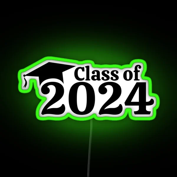 Class Of 2024 RGB Neon Sign