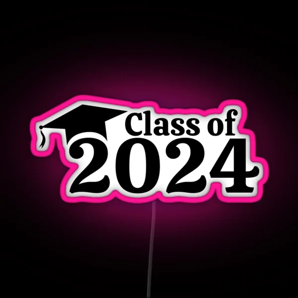 Class Of 2024 RGB Neon Sign