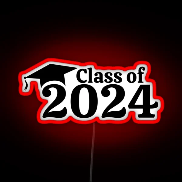 Class Of 2024 RGB Neon Sign