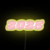 Personalized customizable RGB neon graduation wall decoration class of 2025