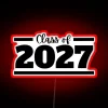 Personalized Neon Sign for the Graduate Class of 2027 Alumni.