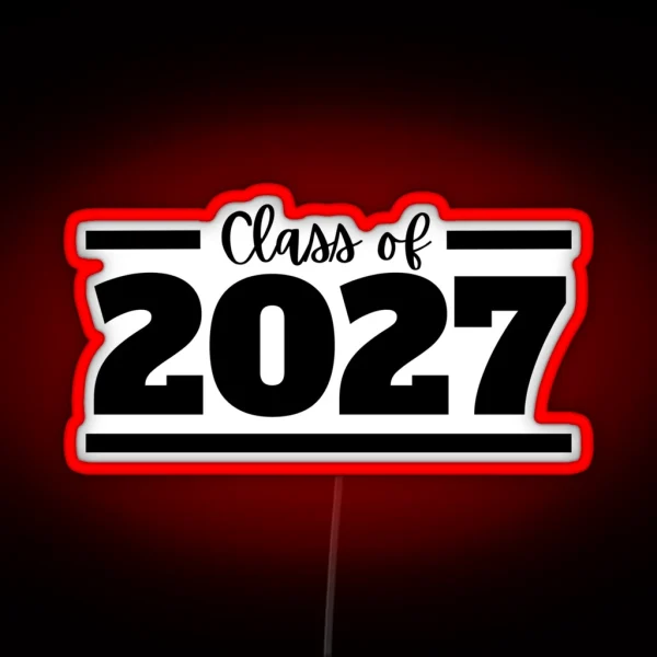 Class Of 2027 RGB Neon Sign