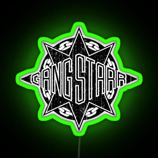 Classic 90 S Hip Hop Gangstarr Led RGB Neon Sign