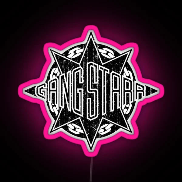 Classic 90 S Hip Hop Gangstarr Led RGB Neon Sign