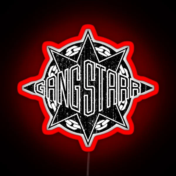 Classic 90 S Hip Hop Gangstarr Led RGB Neon Sign
