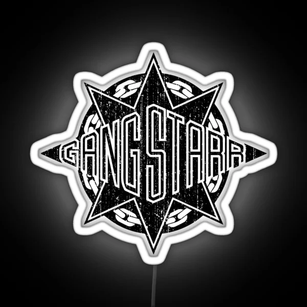 Classic 90 S Hip Hop Gangstarr Led RGB Neon Sign