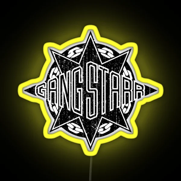 Classic 90 S Hip Hop Gangstarr Led RGB Neon Sign