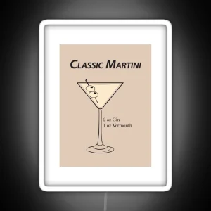 Classic Martini RGB Neon Sign