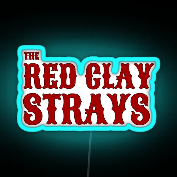 Classic Merch Red Clay Starys Band RGB Neon Sign