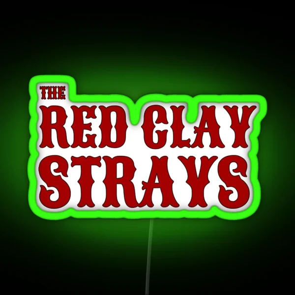 Classic Merch Red Clay Starys Band RGB Neon Sign